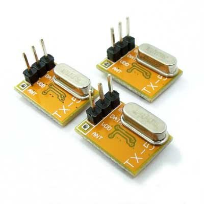 3x TX-5 10dBm 1.8 - 5V 315M 433M ASK Transmistter RF Wireless Arduino RC Switch